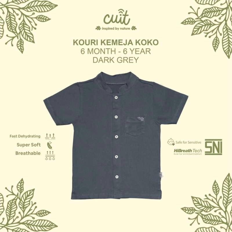 Product image KIKU Kouri Kemeja Koko 4XL Dark Grey